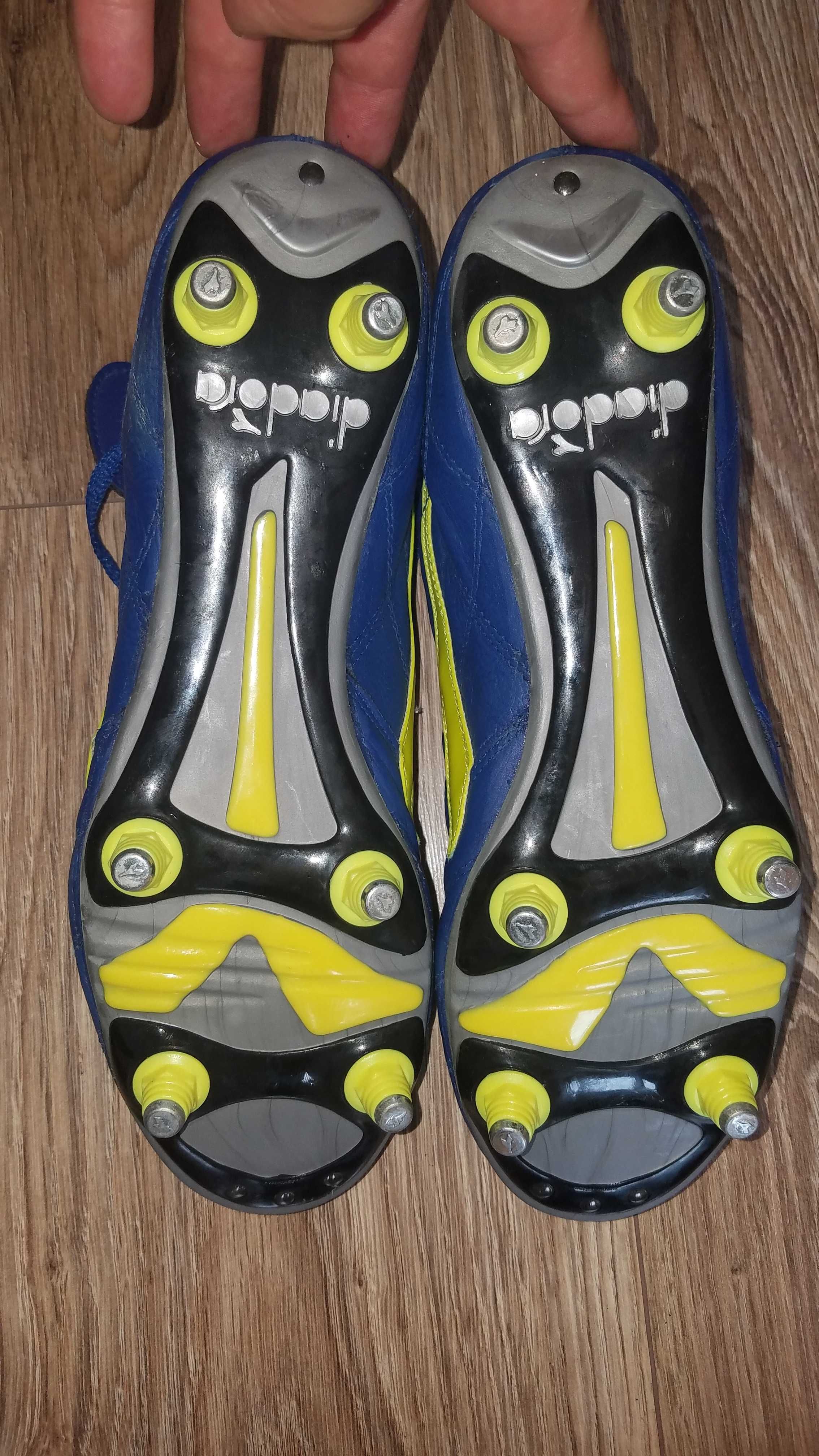 Buty Diadora Club PRO SG EUR43 27.5cm wkręty korki Skóra* na trawę UK9