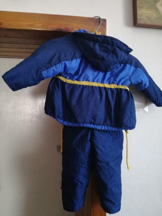 Komplet kurtka + spodnie zimowe dla chłopca roz 80 cm