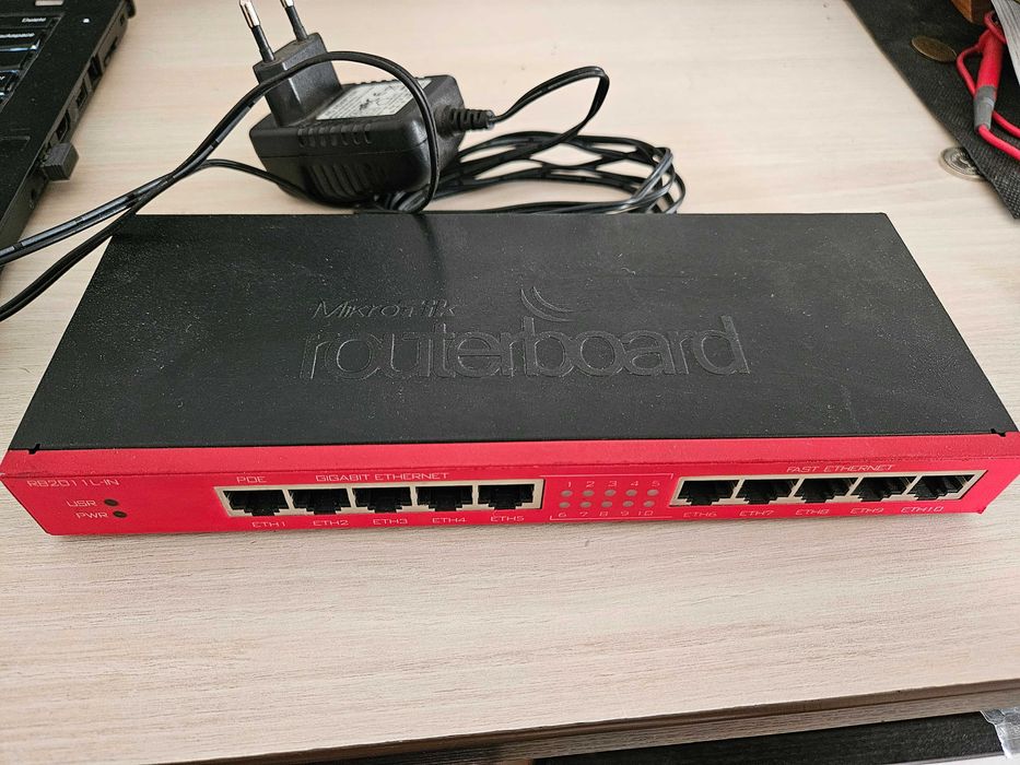 Роутер, маршрутизатор Mikrotik rb2011L-IN