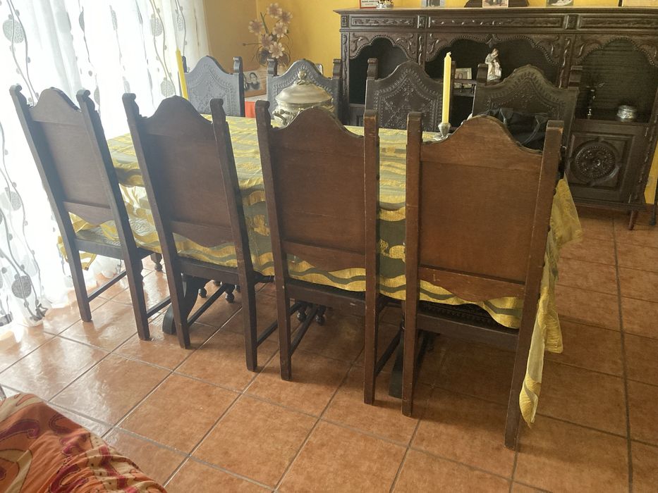 Mobília de sala antiga