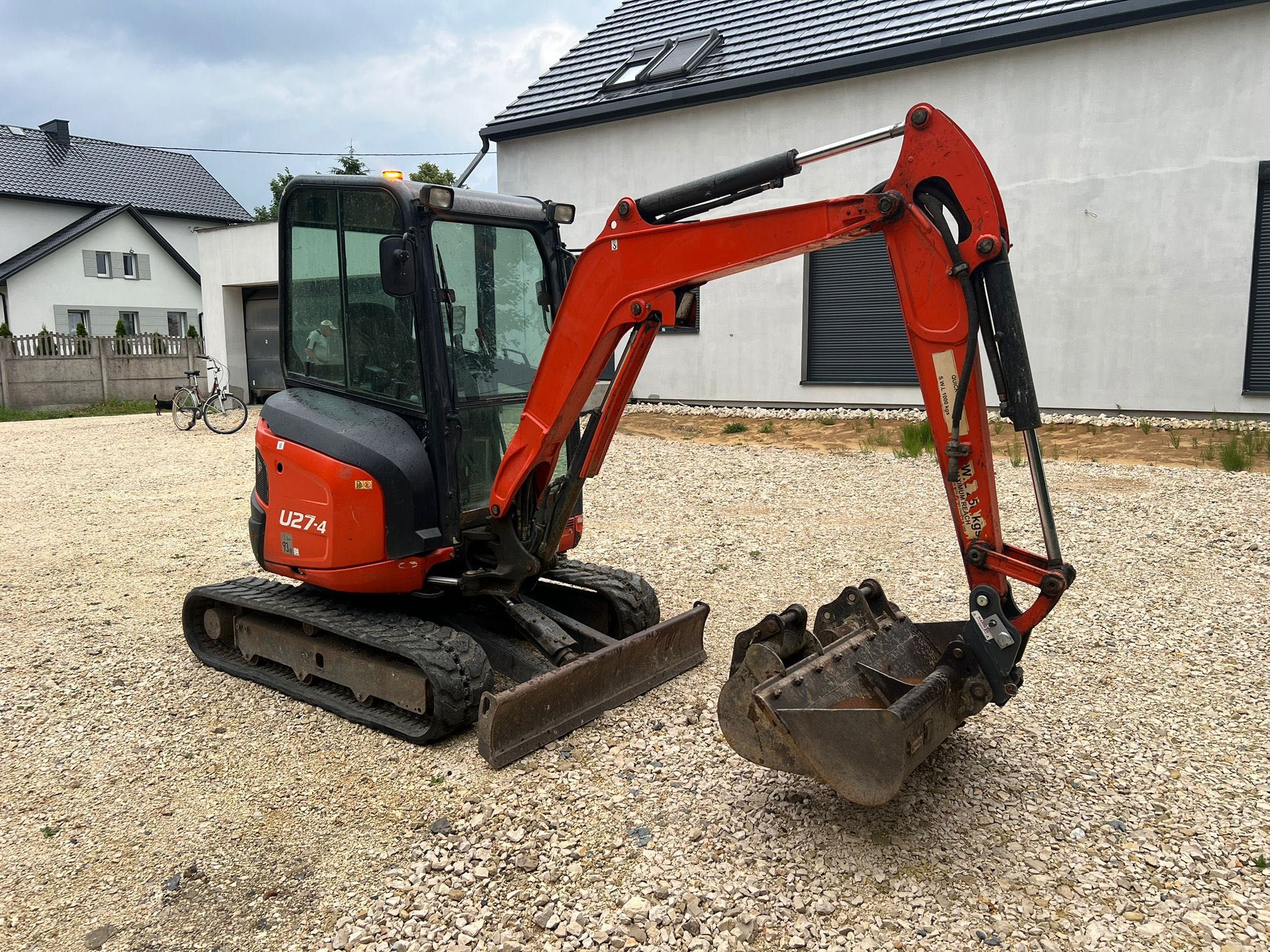 KUBOTA U27-4 Szybkozłącze Komplet łyżek 3300 mth Super Stan 2018r