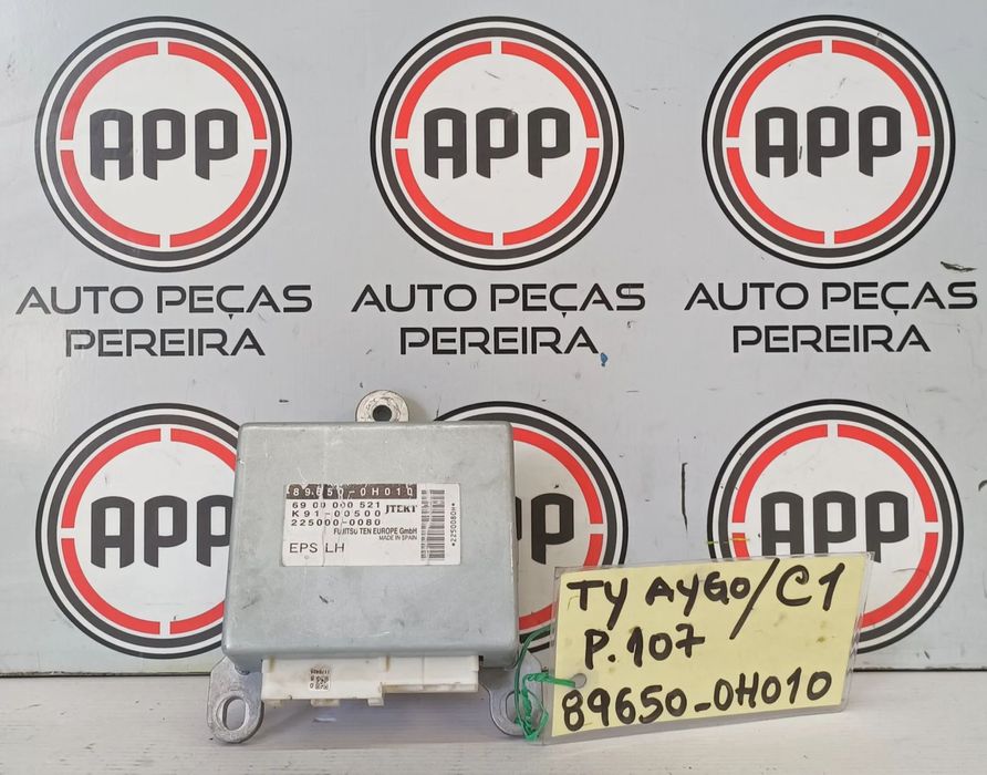 Módulo/centralina direção assistida eléctrica CitroenC1, Peugeot 107, Toyota Aygo, 2006 a 2014, referência 89650-0H010.