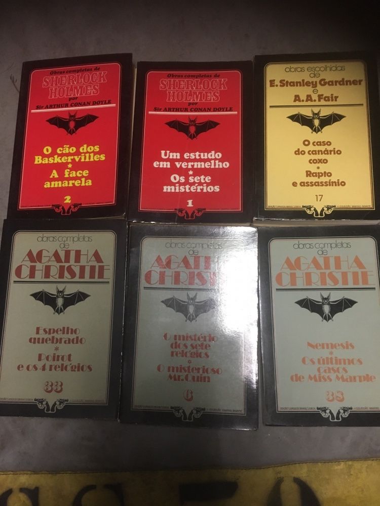 Livros policiais antigos