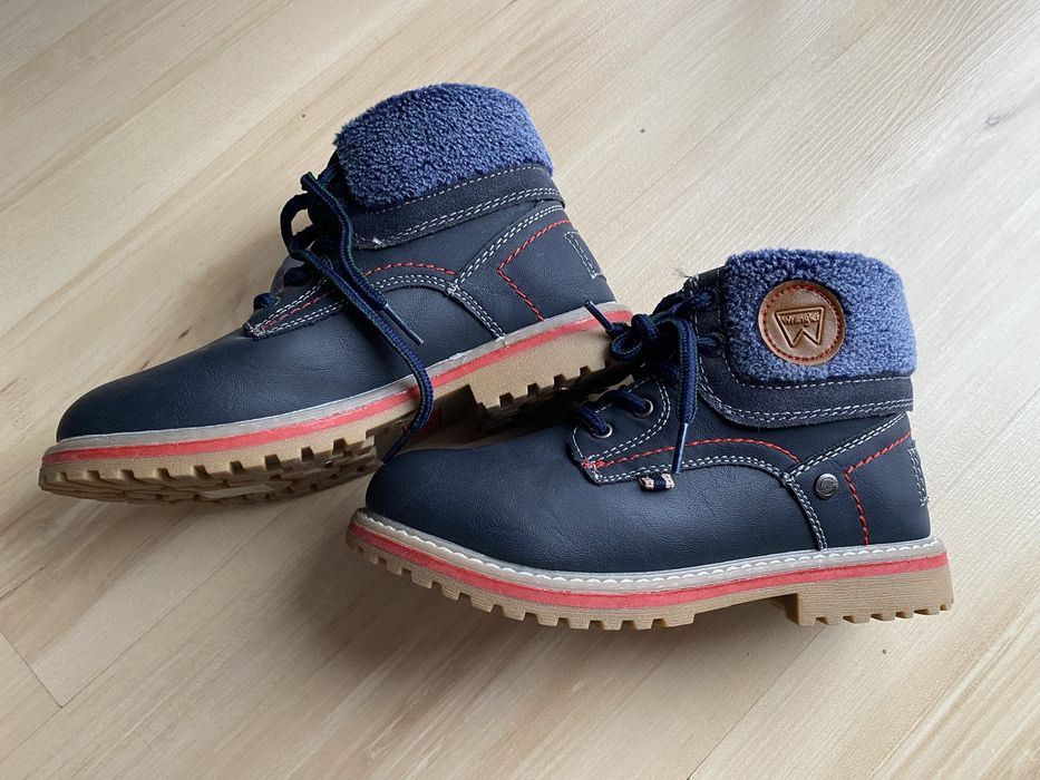 Nowe buty zimowe trapery kozaki botki trzewiki ocieplane Wrangler 32