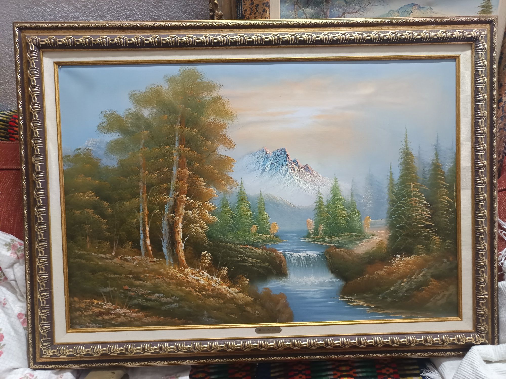 Quadro óleo em tela