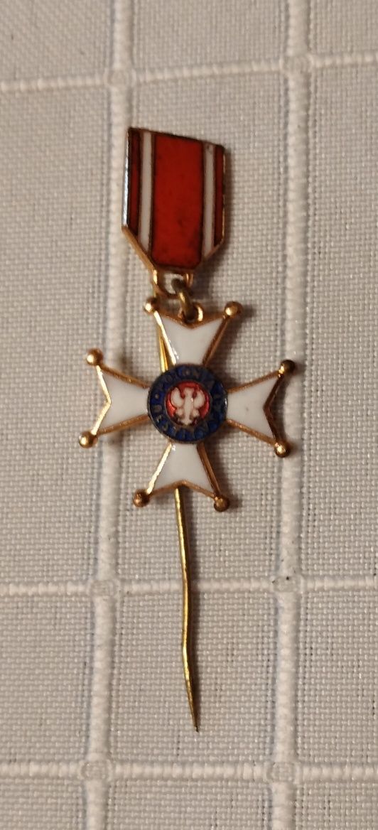 odznaczenie Krzyż Kawalerski Orderu O. P. 1966 medal nadanie miniatura