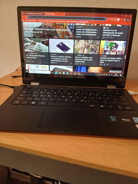 Laptop 256 gb como novo