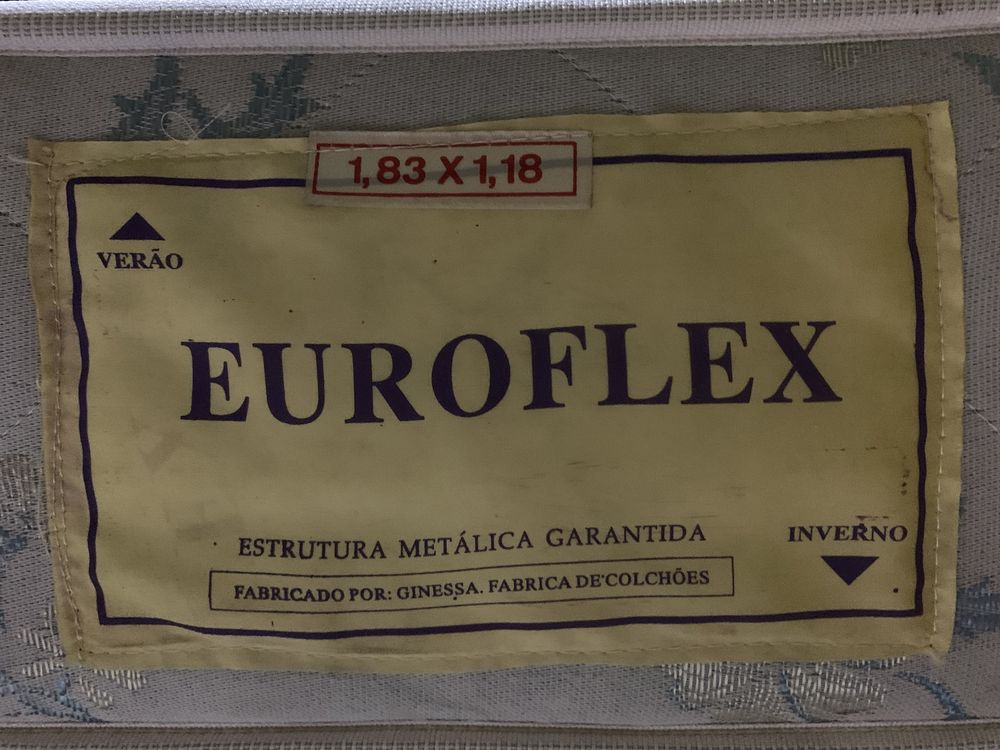 Colchao EUROFLEX 1,83 x 1,18