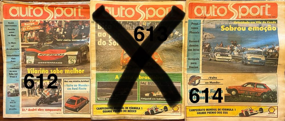 Vendo jornais AutoSport - ano 1989 (1)