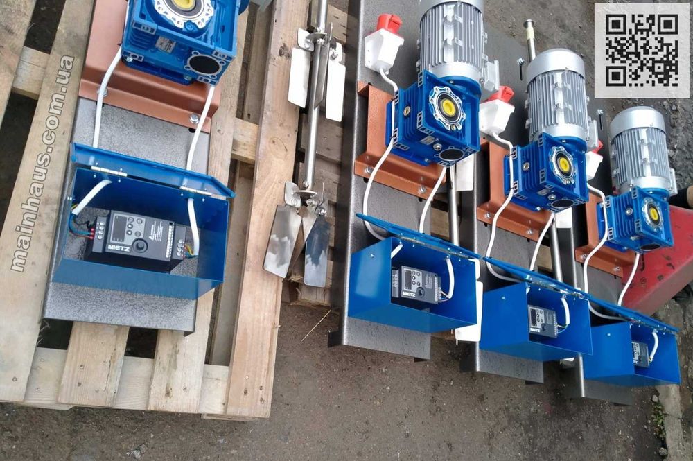 смеситель корму для тварин змішувач для єврокуба міксер для куба нерж.