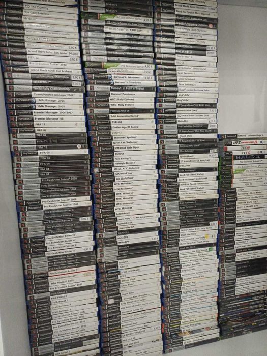 Grande lote de jogos de Playstation 2