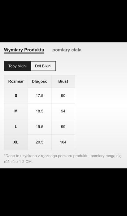 Shein śliczny strój kąpielowy bikini dwuczęściowy biało czerwony L