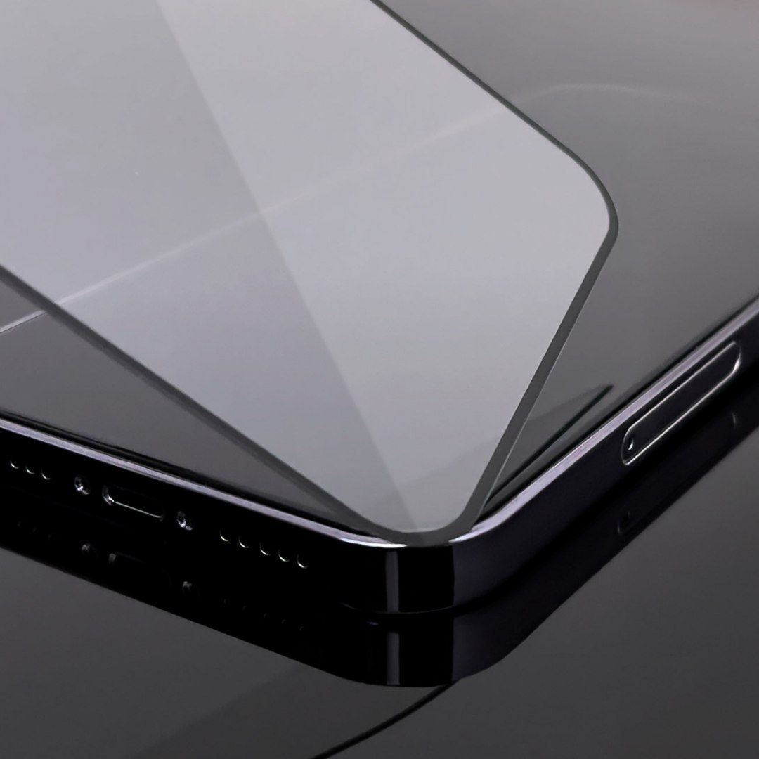 Szkło Hartowane Full Glue Do Iphone 14 Pro Max Czarny