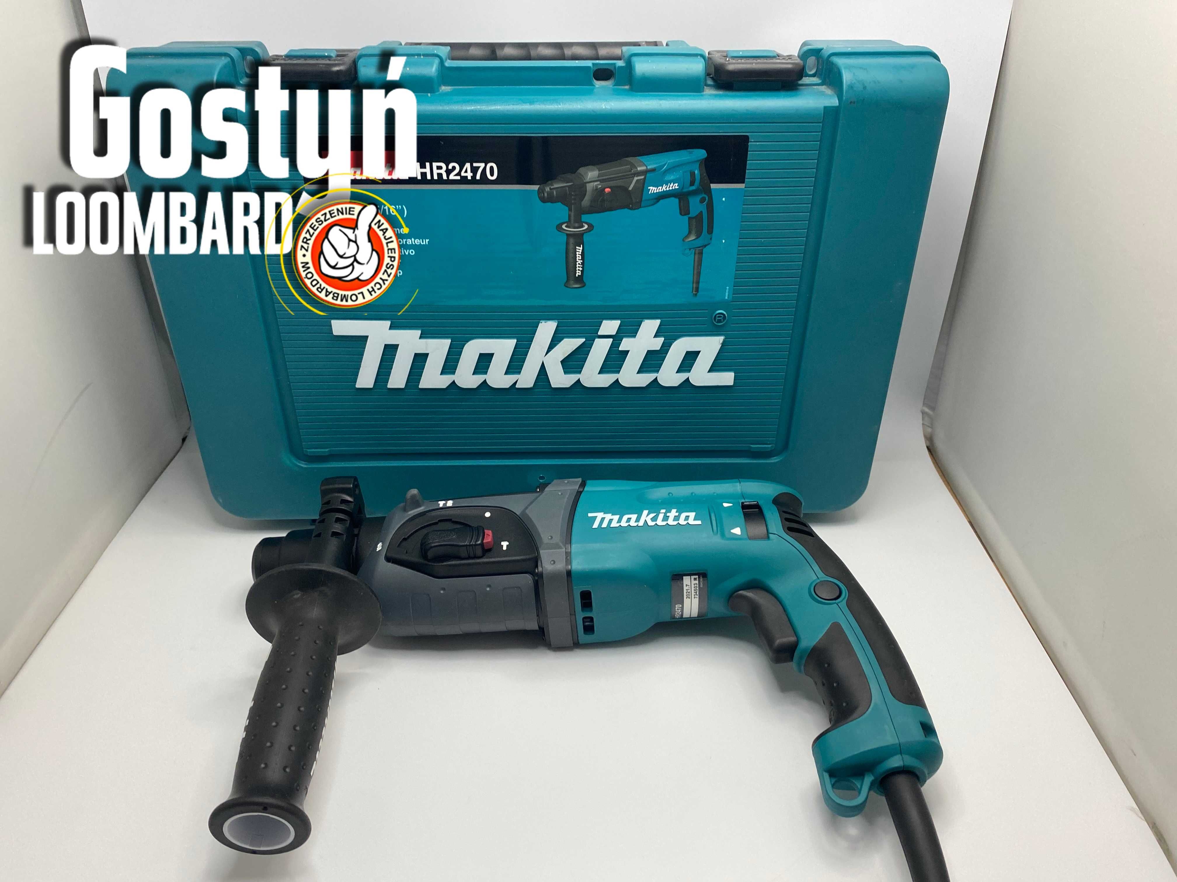 Od Lombard Gostyń Młotowiertarka Makita HR2470  2021 r Zadbana !