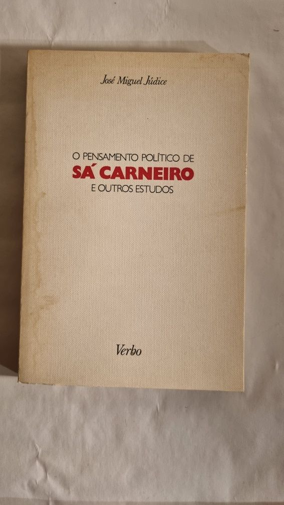 Livros dedicados a SÁ CARNEIRO