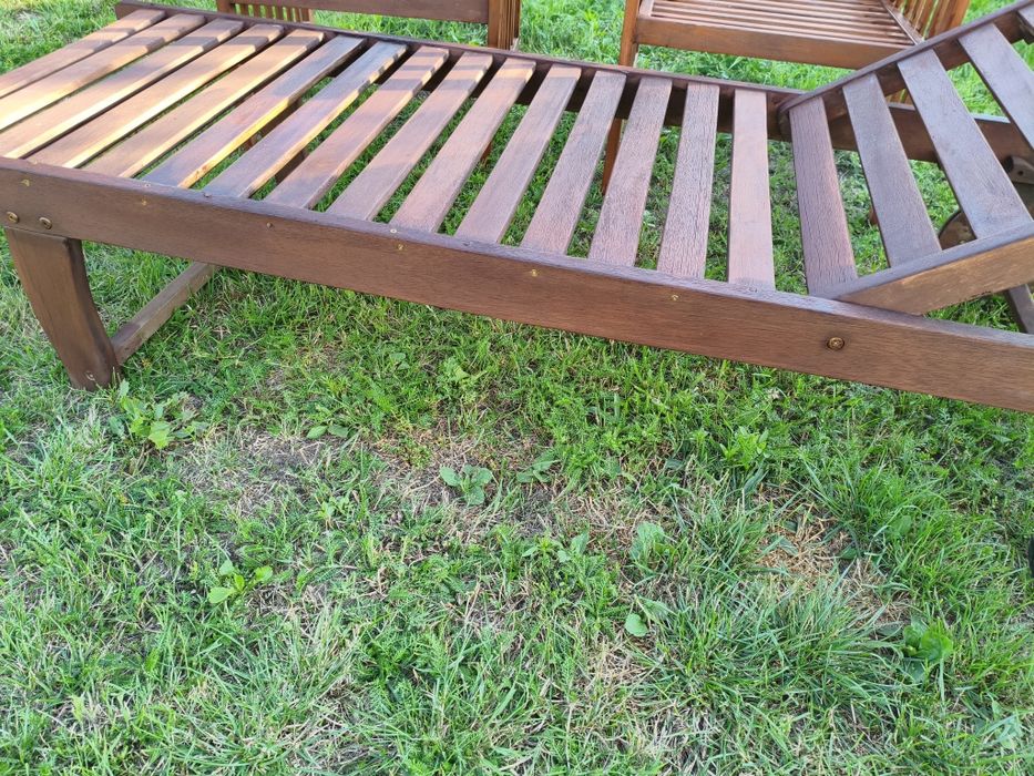 Leżak Dalripa 71 x 198 cm drewno eukaliptus twarde FSC