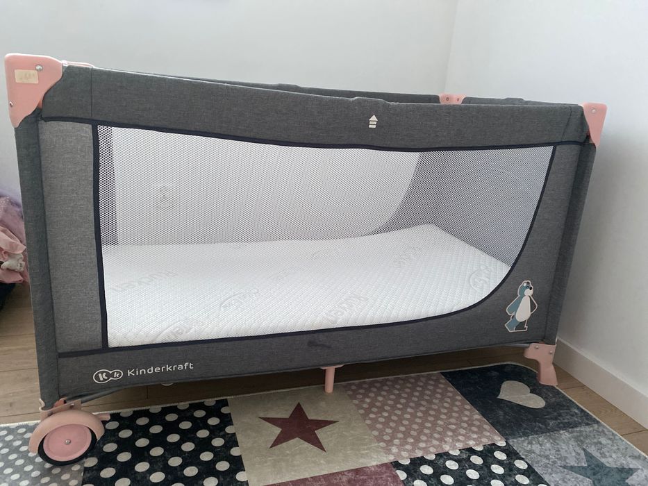 Łóżeczko turystyczne Kinderkraft + materac