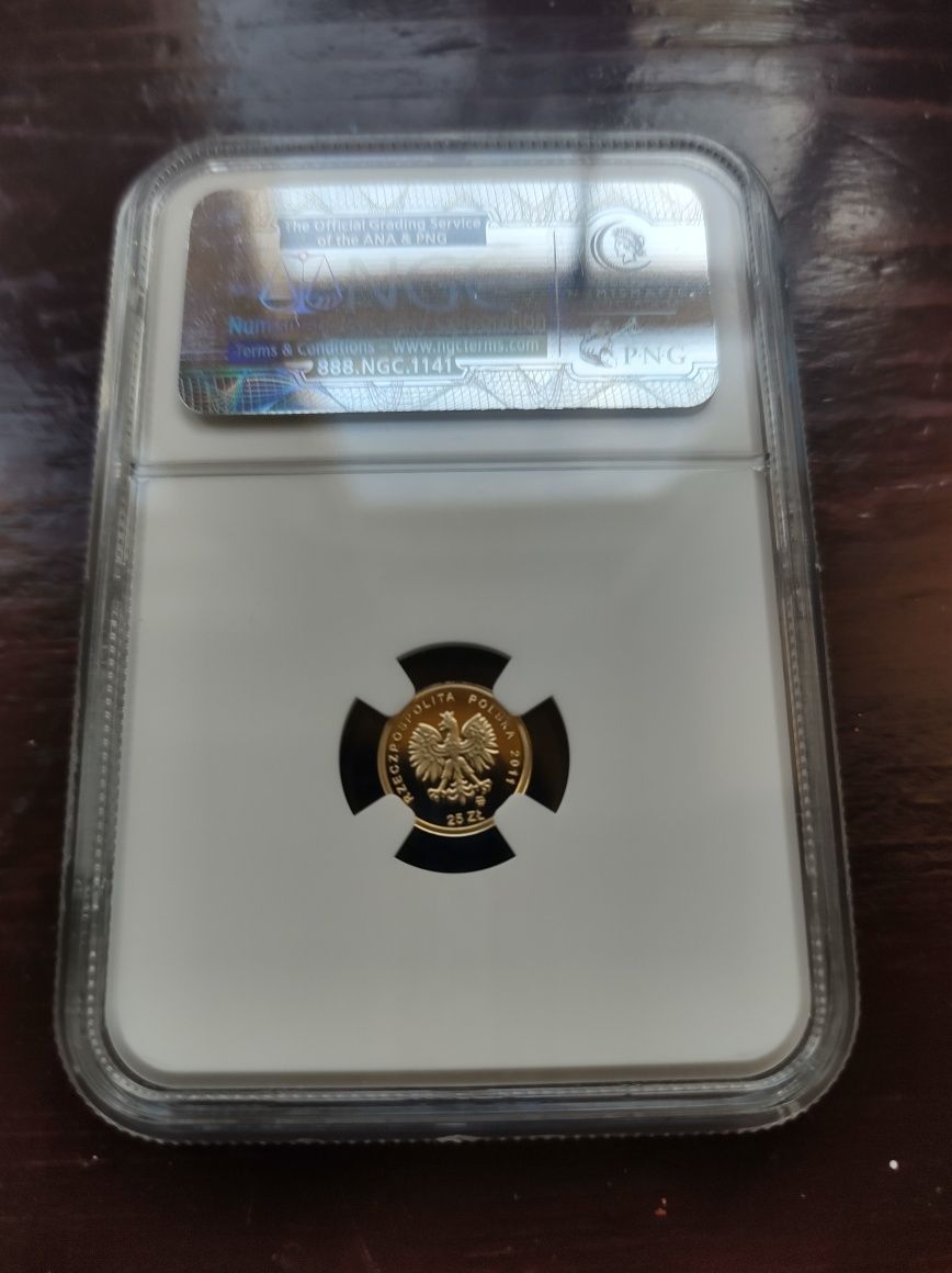25zł 1gr pr złota 900 Beatyfikacja Jana Pawła ll w graidingu NGC PF69