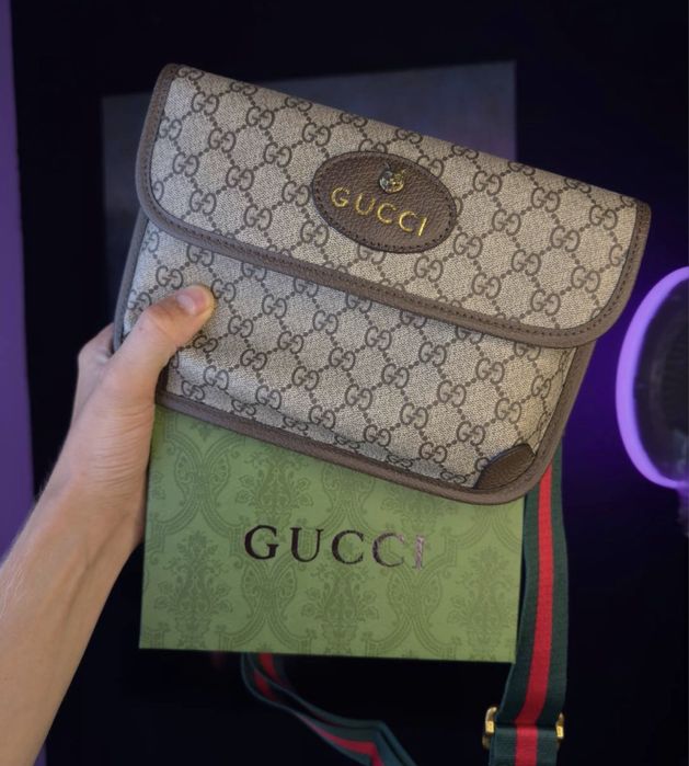 Чоловіча сумка gucci | месенджер gucci