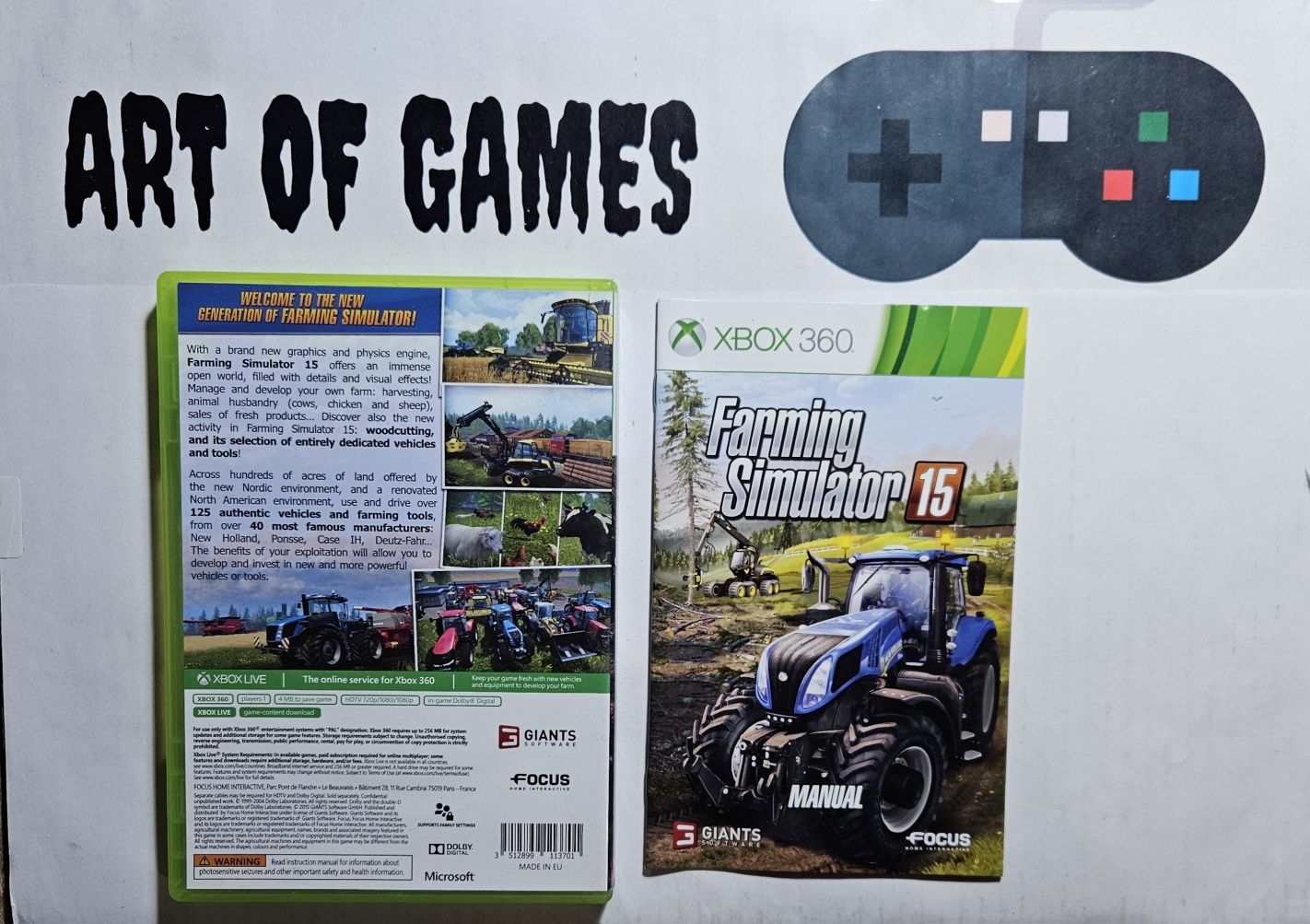 Gra Farming Simulator 15 PL Xbox 360 Symulator Farmy 15 Po Polsku