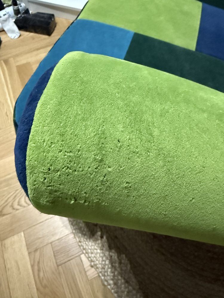 Fotel uszak patchwork