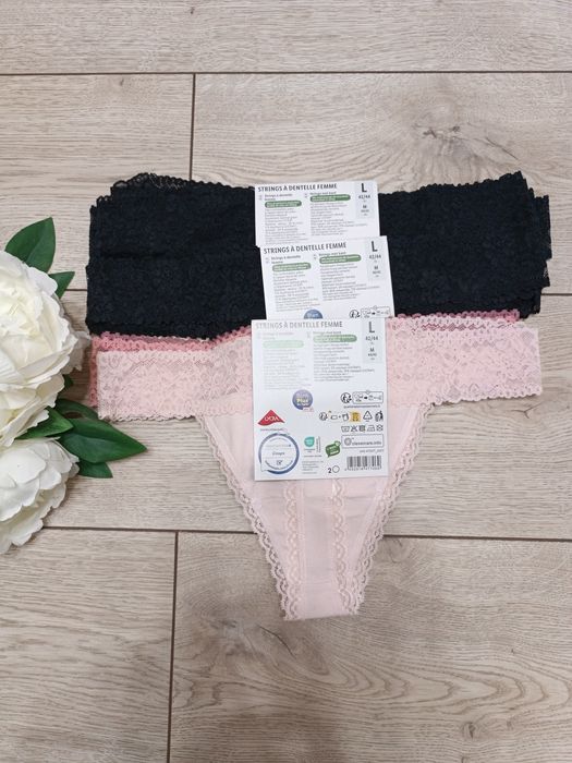 Труси стрінги мереживні Esmara (S,L). Німецька якість