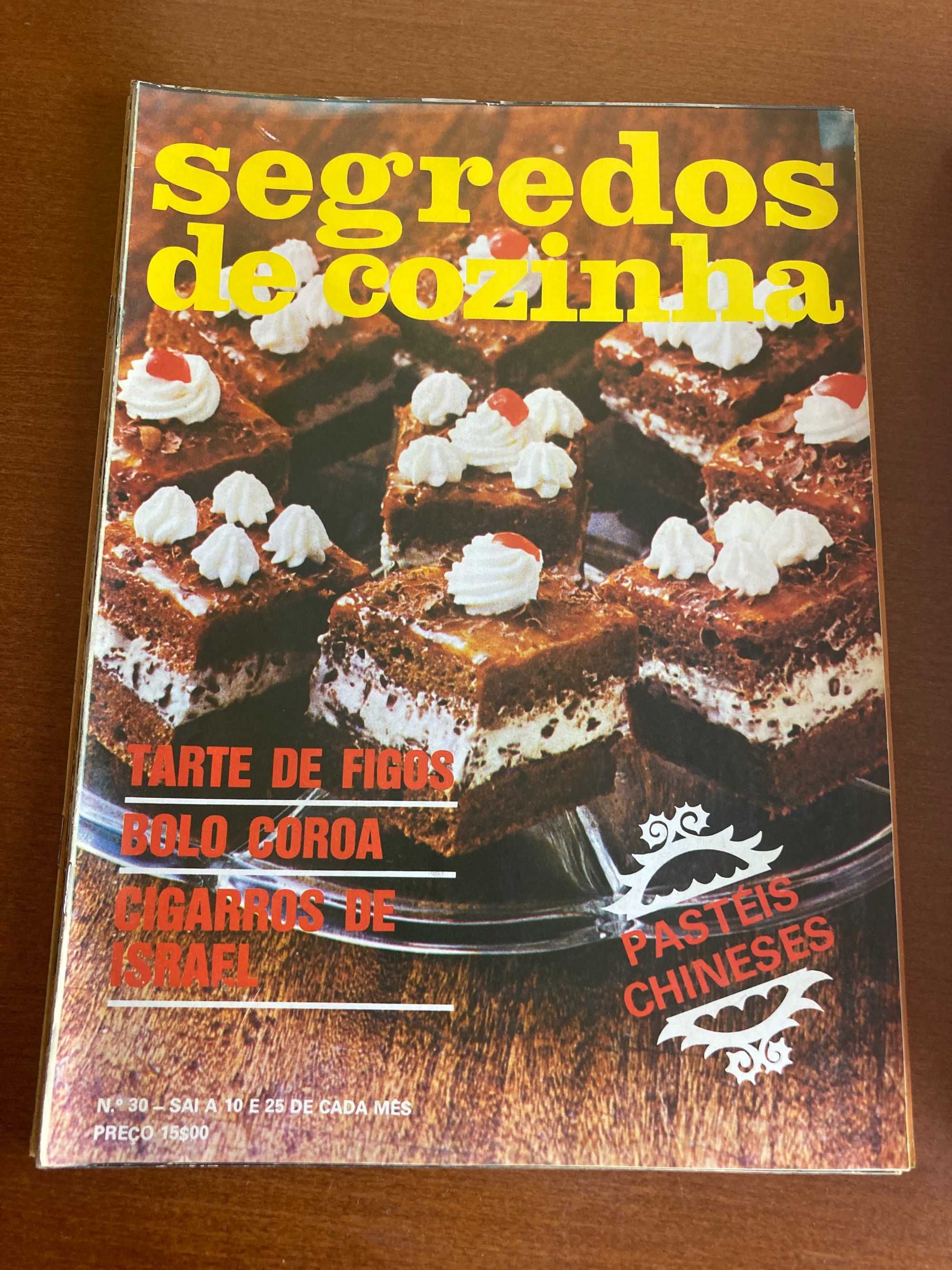 Segredos de Cozinha - revistas dos anos 70