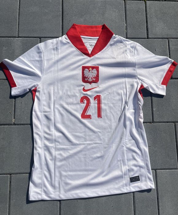 Koszulka Nicola Zalewski 21 Polska S Biało-Czerwona Reprezentacja