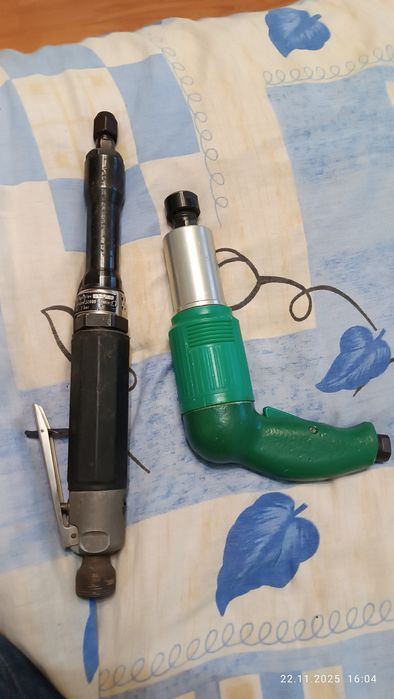 Шліфмашинки пневматичні  цангові