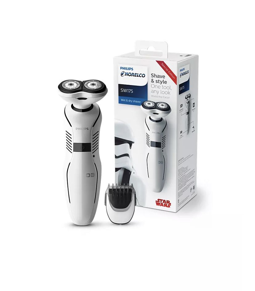 Бритва Philips - Star Wars Storm Trooper wet/dry/styler. нова