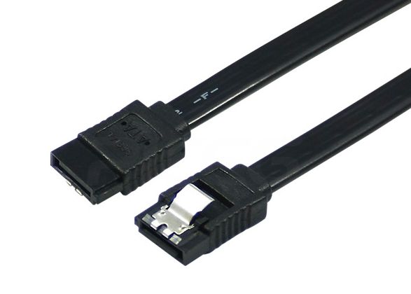 Кабель SATA 3.0 39 см. черный для HDD винчестера данные DATA cable