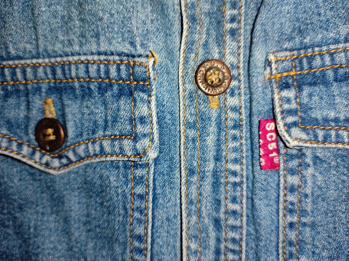 Koszula jeansowa r.116 na 6 lat marki sc51 oryginalna