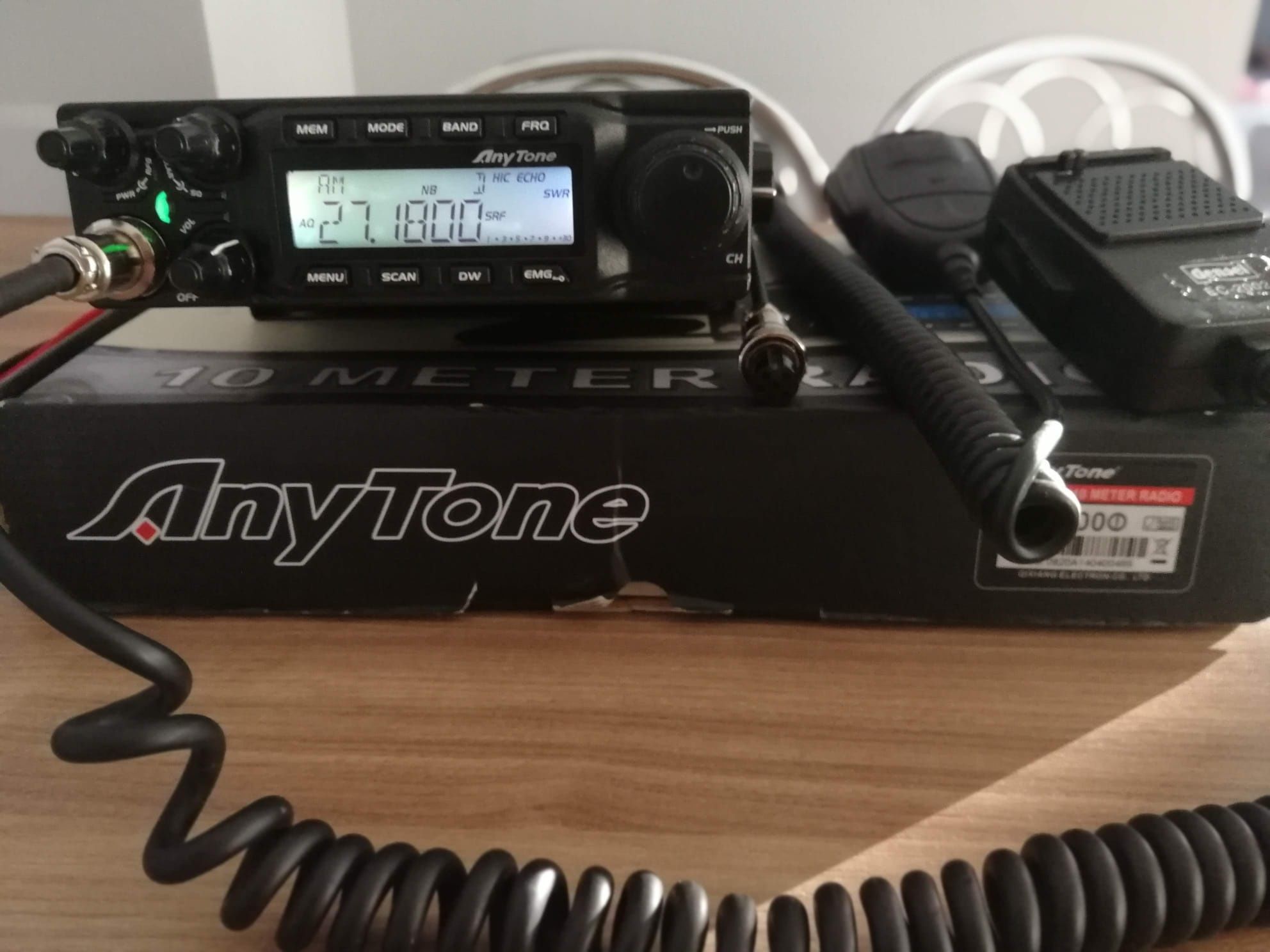 Cb radio Anytone 6666 z top gun modulatorem