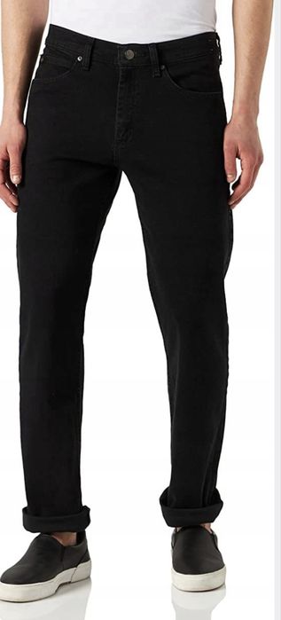 Spodnie dzinsowe LEE, czarne, męskie