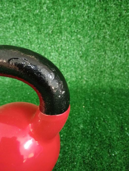 MOVIT 8kg Profesjonalna hantla kula Kettlebell czerwono - czarny NrP11