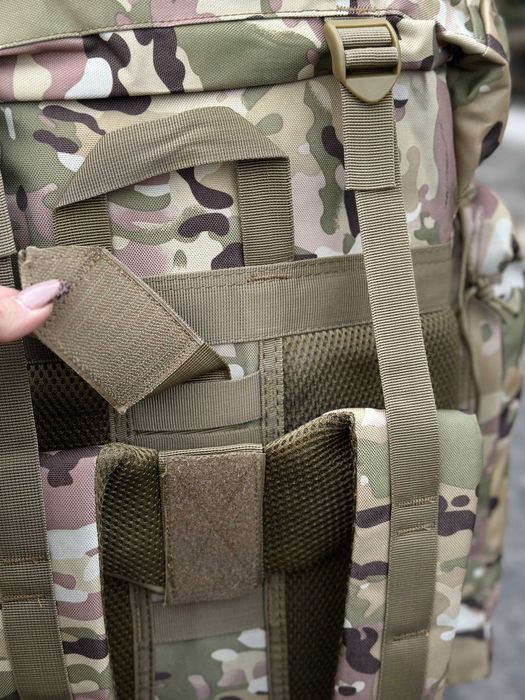 Тактичний військовий великий Рюкзак-Баул на120л з алюмінієвим каркасом