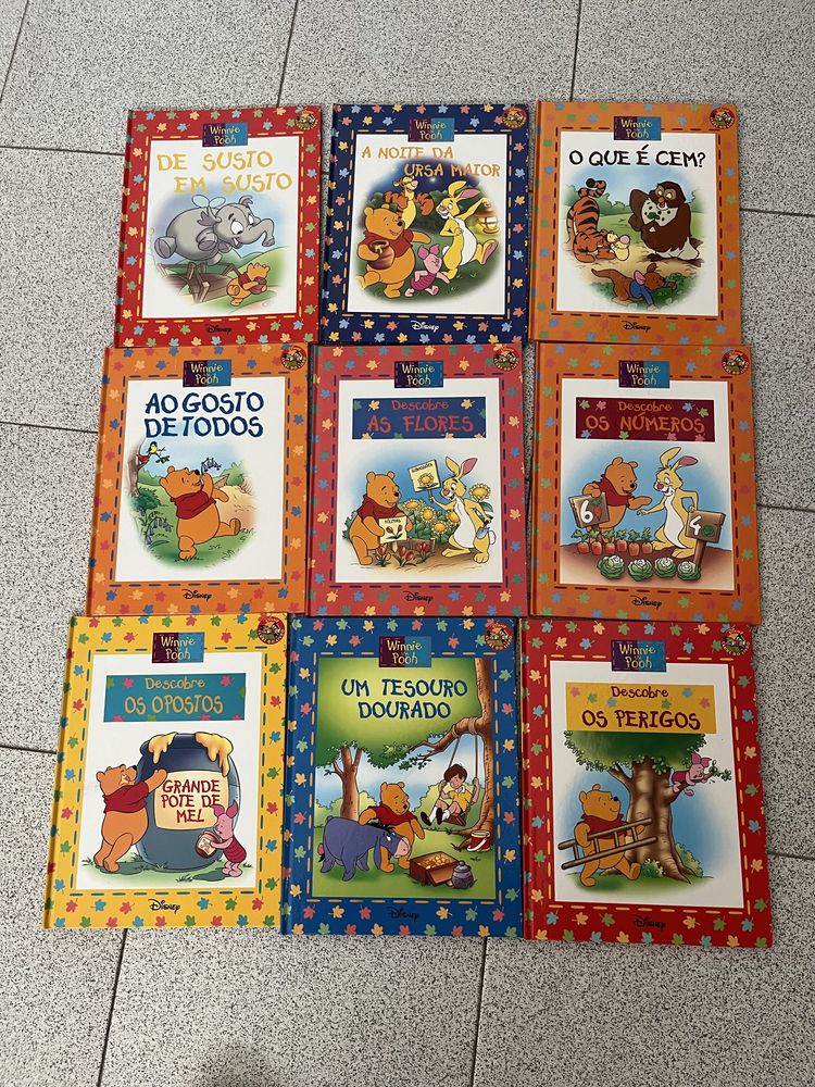14 Livros da coleção Winnie the pooh