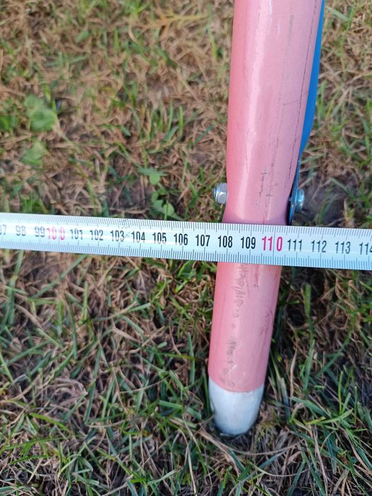 huśtawka ogrodowa dziecięca 2 osobowa stojąca metalowa bujana