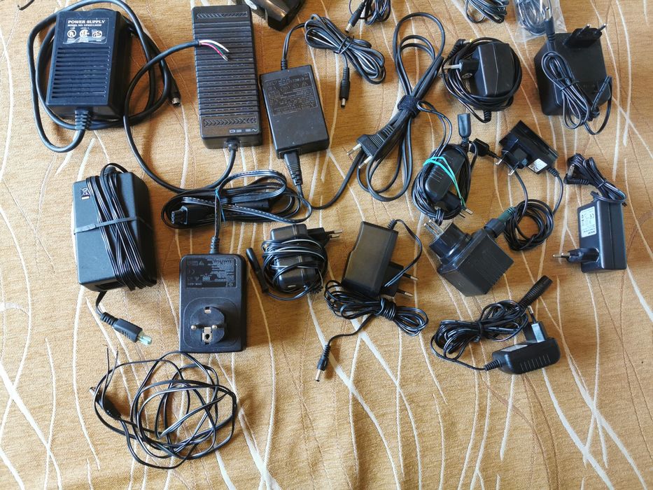 Zasilacze zestaw złom elektroniki