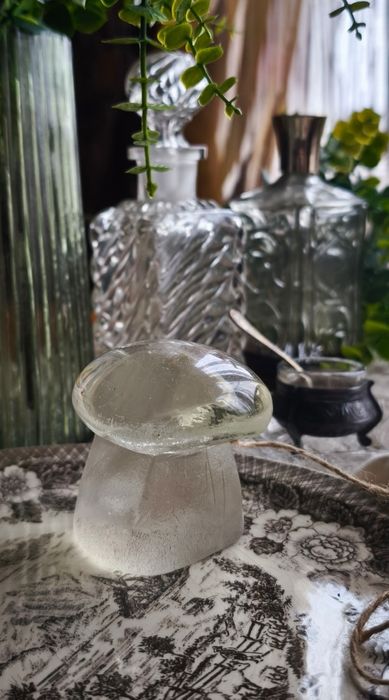 Статуэтка фигурка шкатулка пресс папье флакон старинное стекло Мальцов