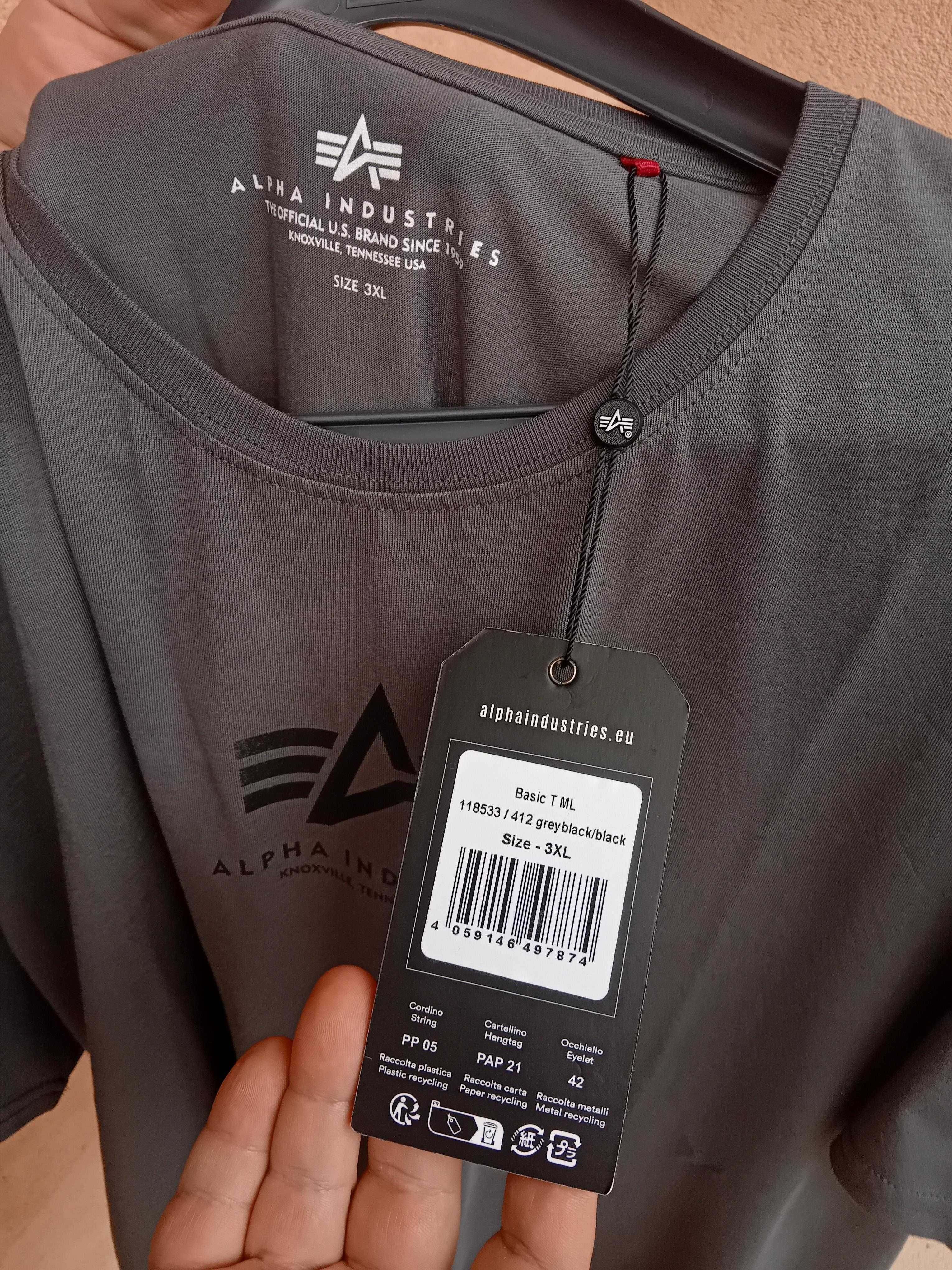 Alpha Industries t shirt koszulka męska 3xl