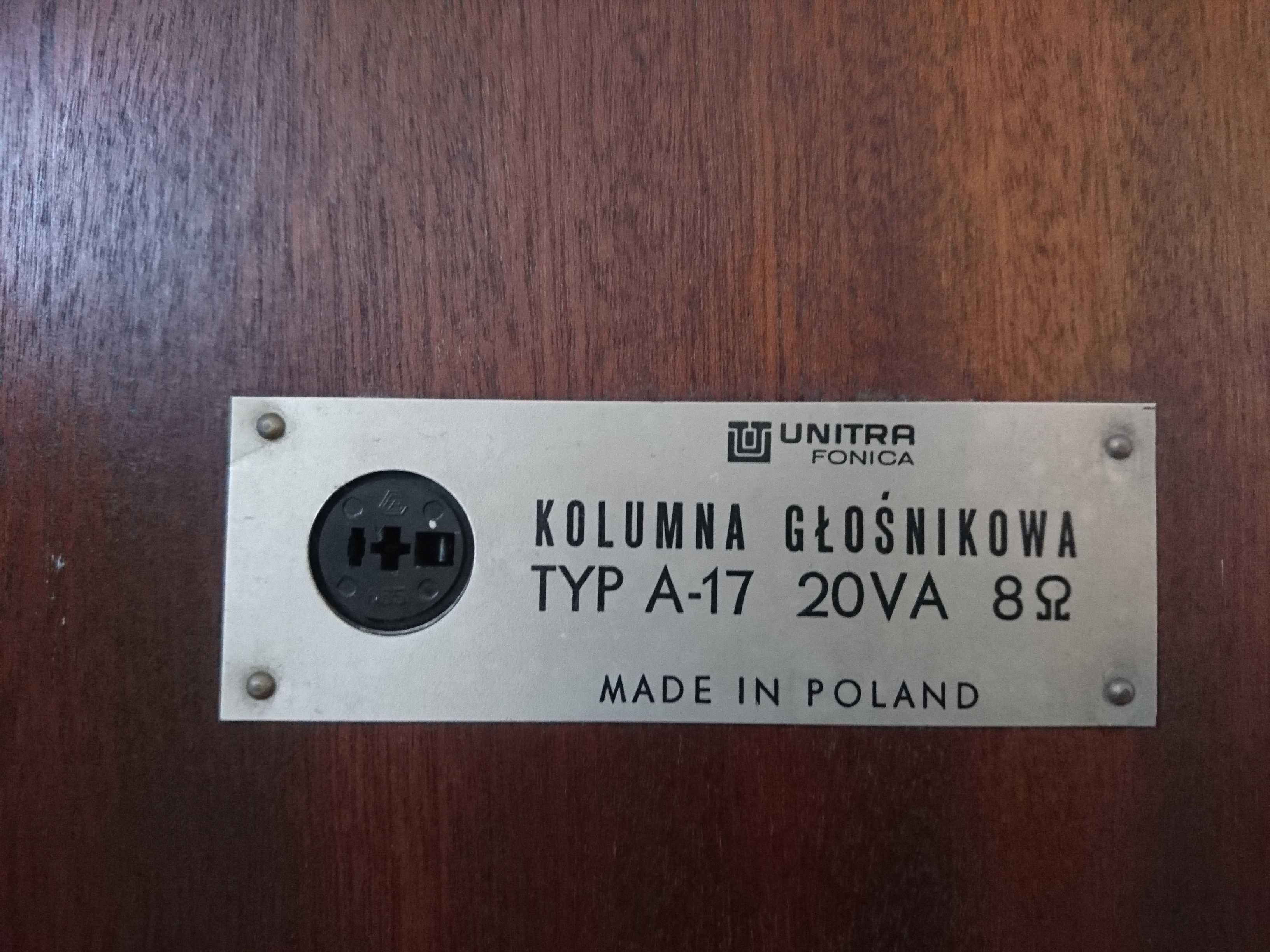 Kolumny Unitra fonica TYP A-17