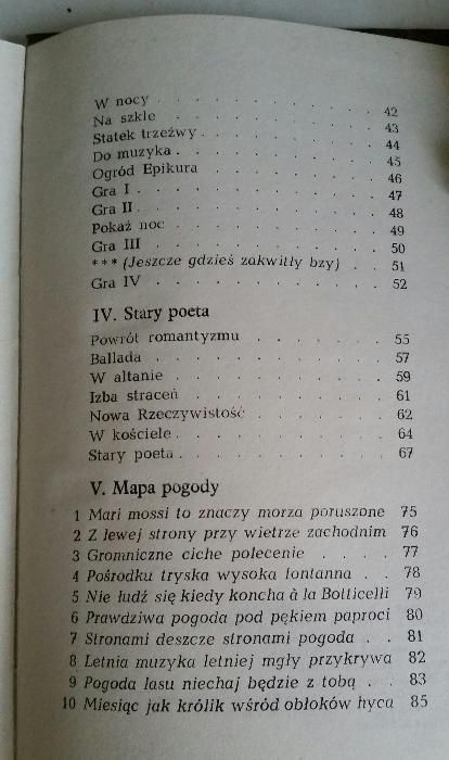 Mapa pogody - J. Iwaszkiewicz