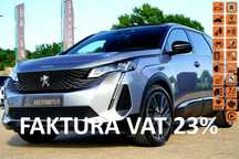 Peugeot 5008 GT kamery Skora Nawi blis panorama masaze ACC sam parkuje 7 osob MAX