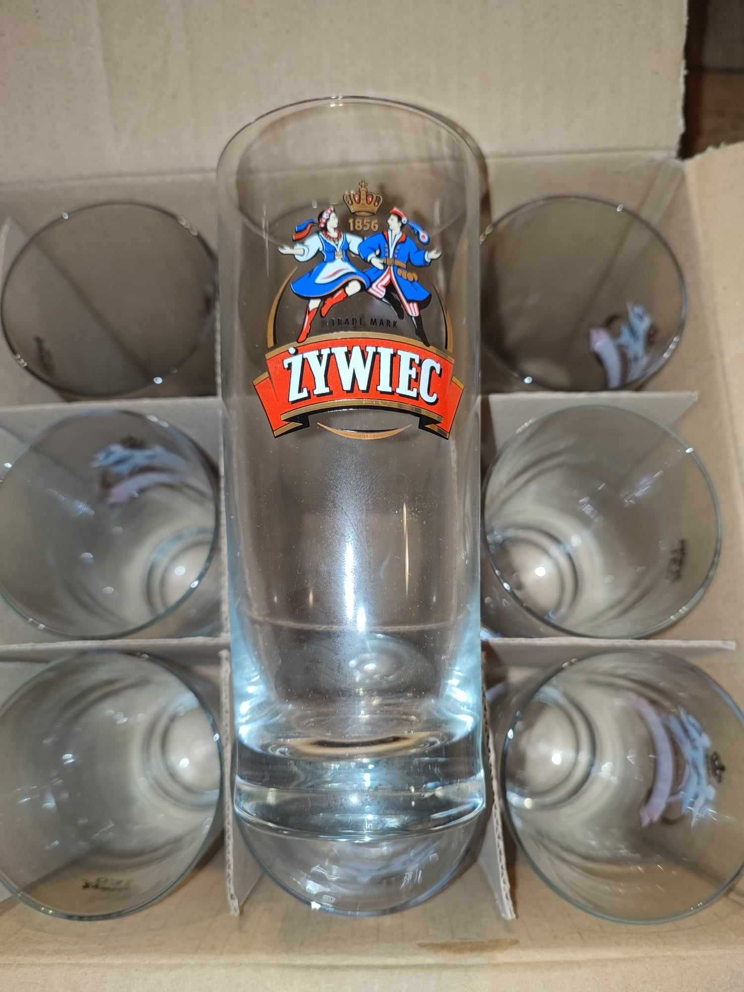 12 szklanek Żywiec