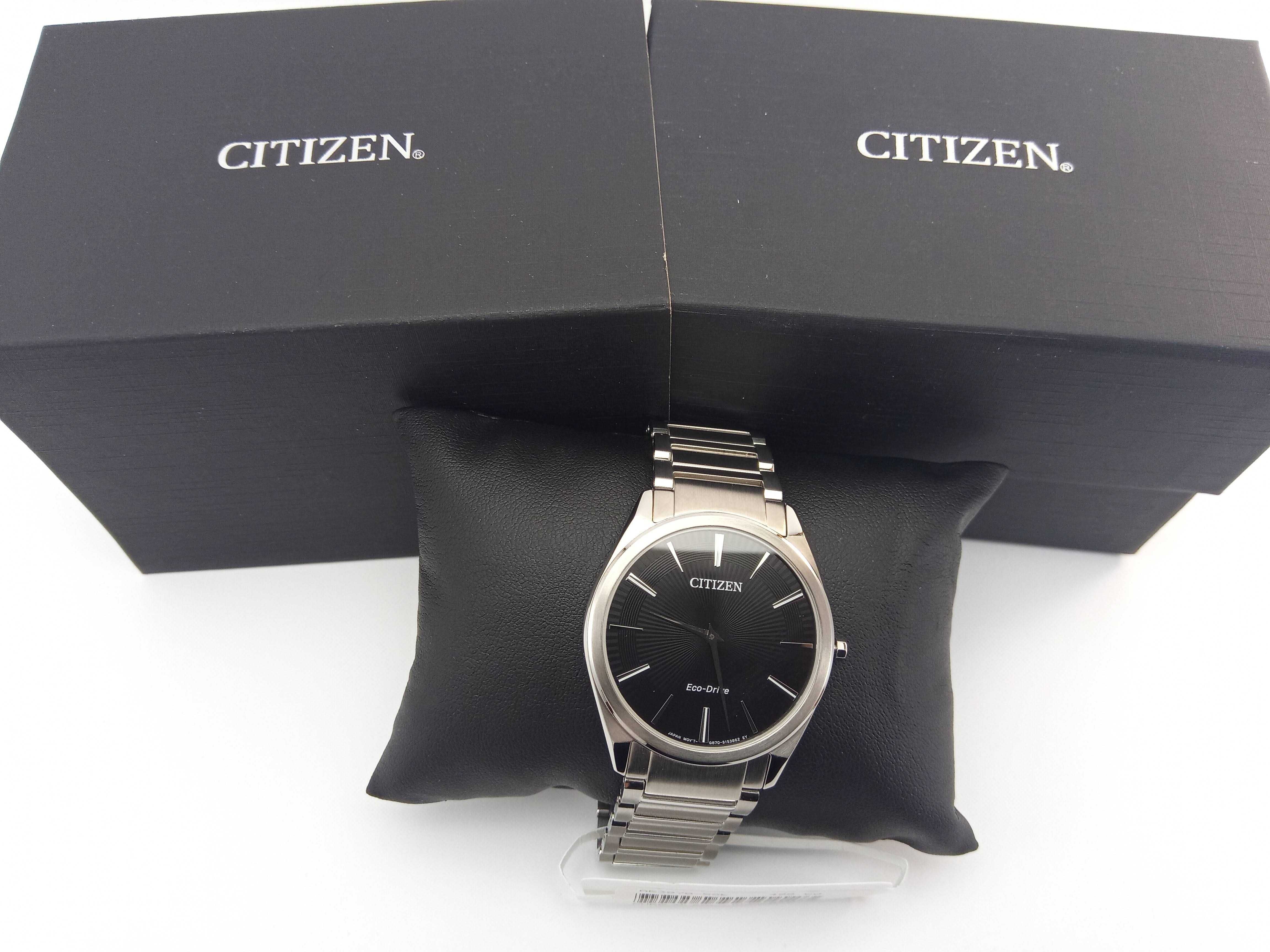 Ультратонкие японские часы Citizen Eco-Drive AR3070-55E сапфир РРЦ$495