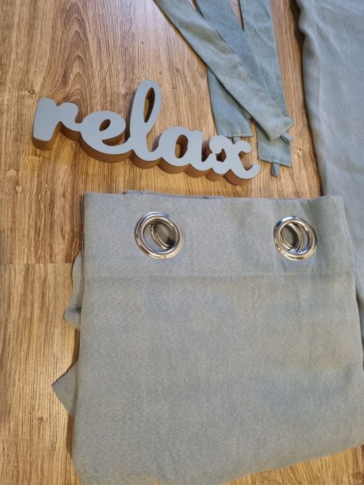 Zasłony welurowe zaciemniające - 4 SZT. TURKUS/MORSKI 135X240