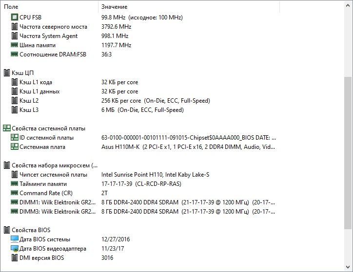 Комплектуючі для Ігрового комп'ютера з процесом i5 7600 та 16 гігабайт