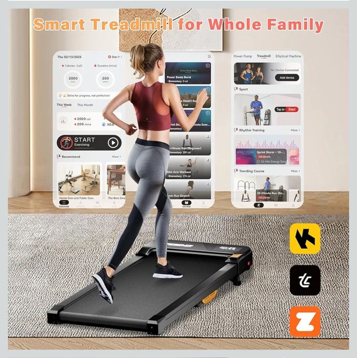 TODO Walking Pad, bieżnia do domu z nachyleniem, 1-6 km/h, elektryczna