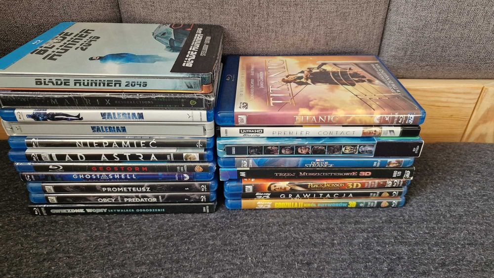 Filmy blu ray i blu ray 3D